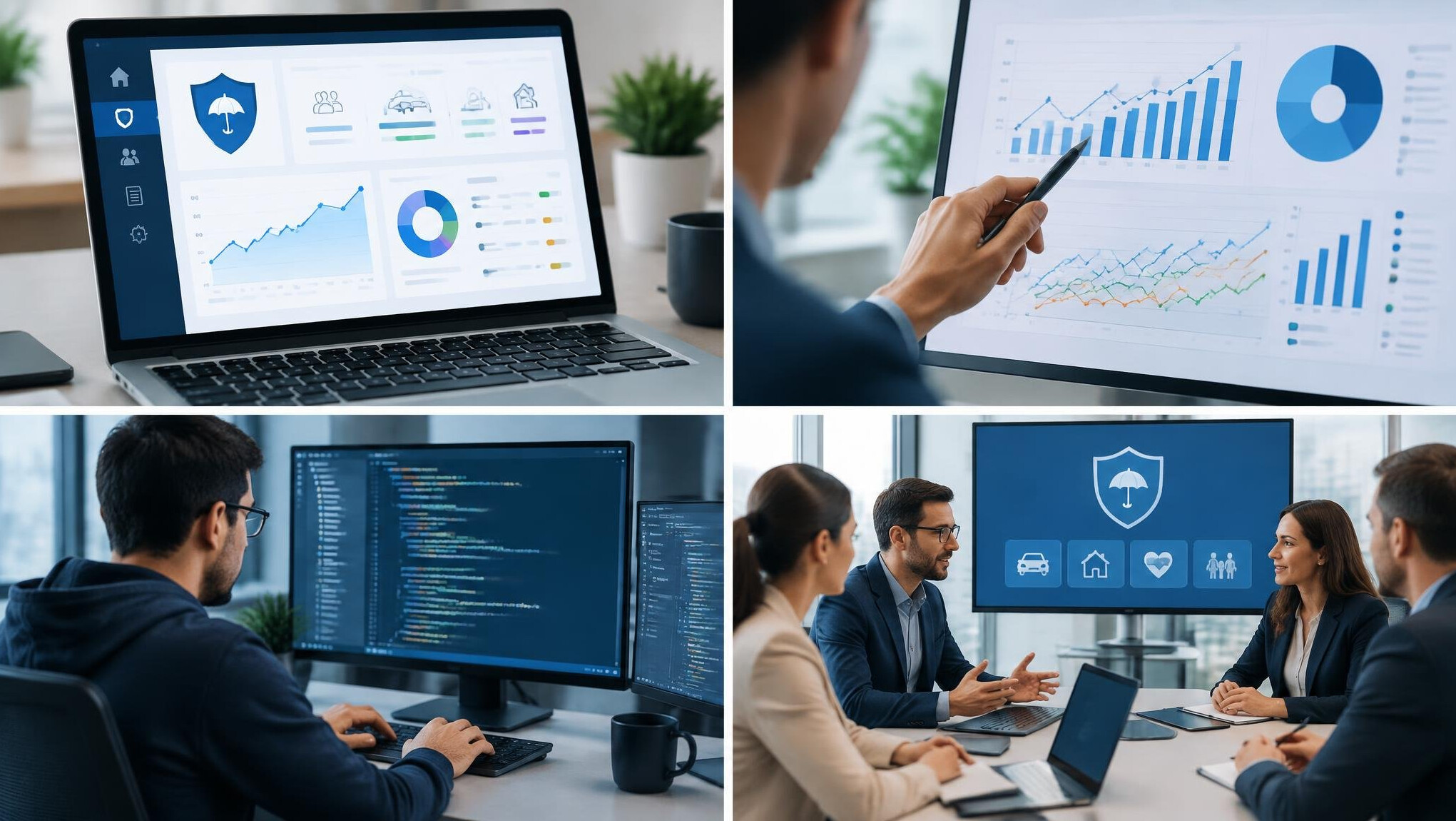 insurance software dashboard